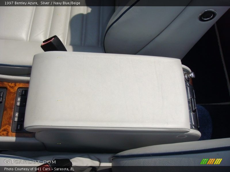 Silver / Navy Blue/Beige 1997 Bentley Azure