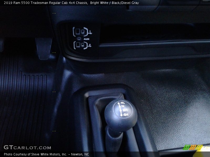 Bright White / Black/Diesel Gray 2019 Ram 5500 Tradesman Regular Cab 4x4 Chassis