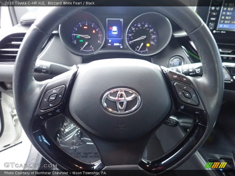 Blizzard White Pearl / Black 2018 Toyota C-HR XLE