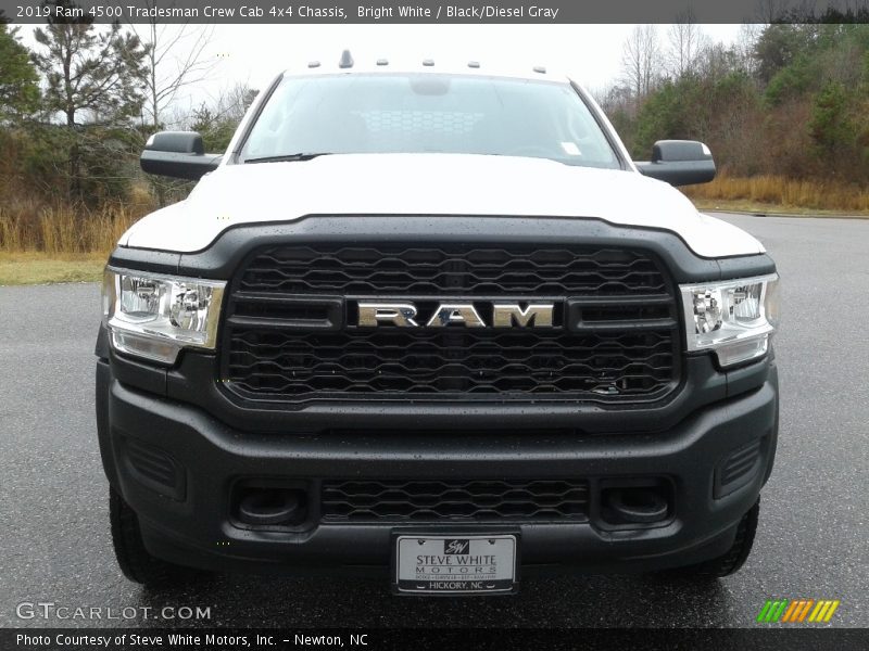 Bright White / Black/Diesel Gray 2019 Ram 4500 Tradesman Crew Cab 4x4 Chassis