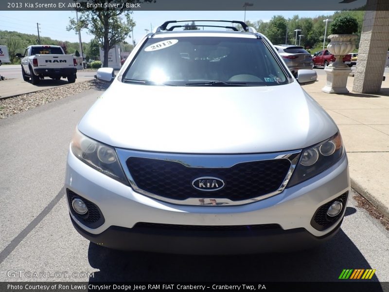 Bright Silver / Black 2013 Kia Sorento EX AWD