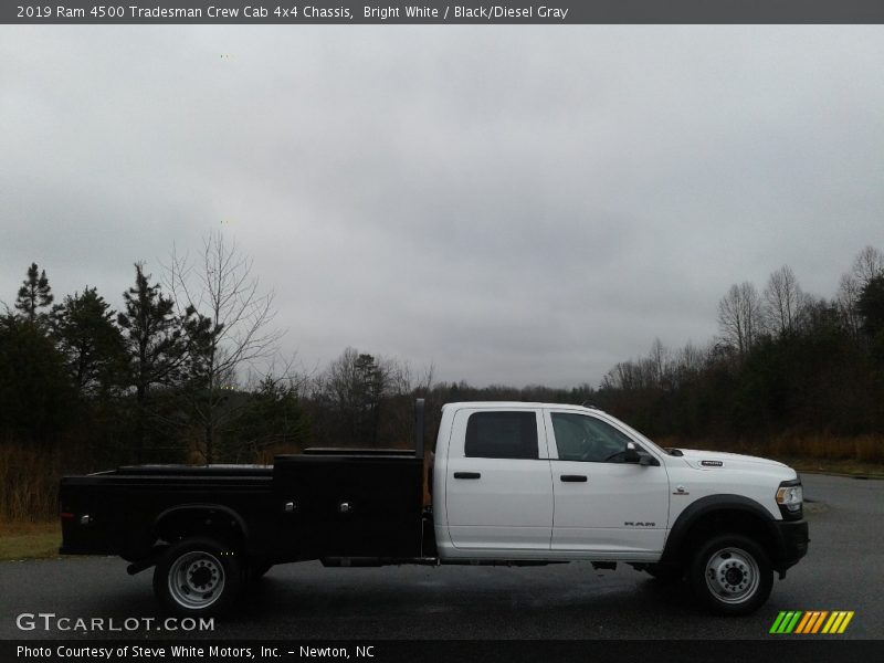 Bright White / Black/Diesel Gray 2019 Ram 4500 Tradesman Crew Cab 4x4 Chassis