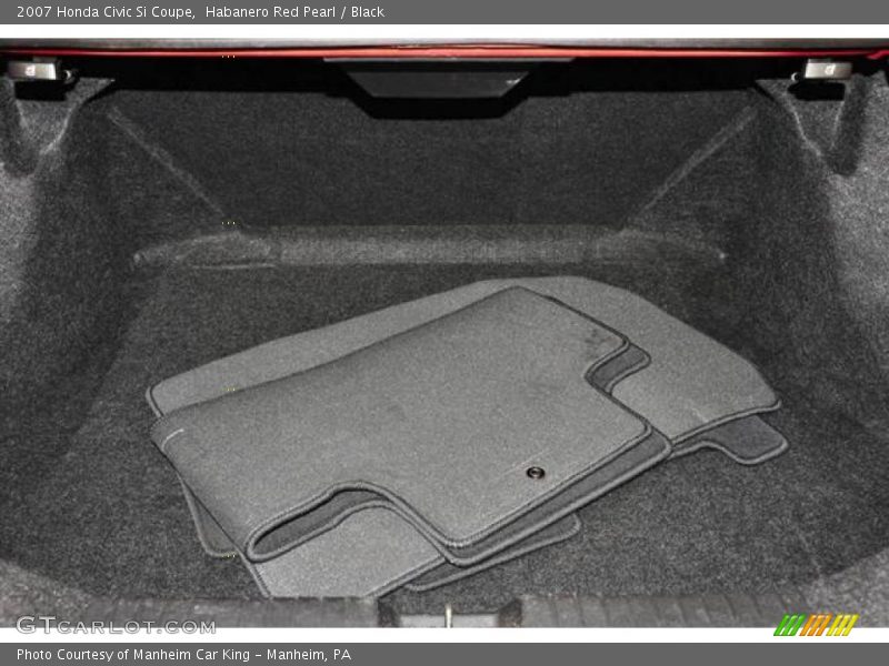 Habanero Red Pearl / Black 2007 Honda Civic Si Coupe