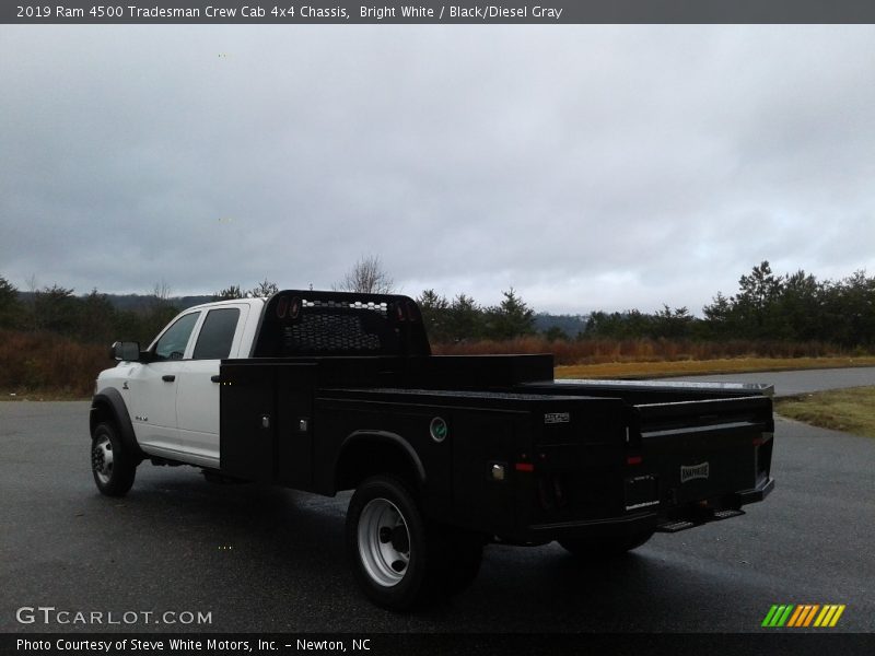 Bright White / Black/Diesel Gray 2019 Ram 4500 Tradesman Crew Cab 4x4 Chassis