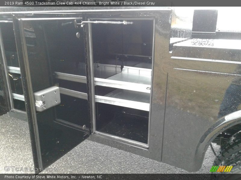 Bright White / Black/Diesel Gray 2019 Ram 4500 Tradesman Crew Cab 4x4 Chassis
