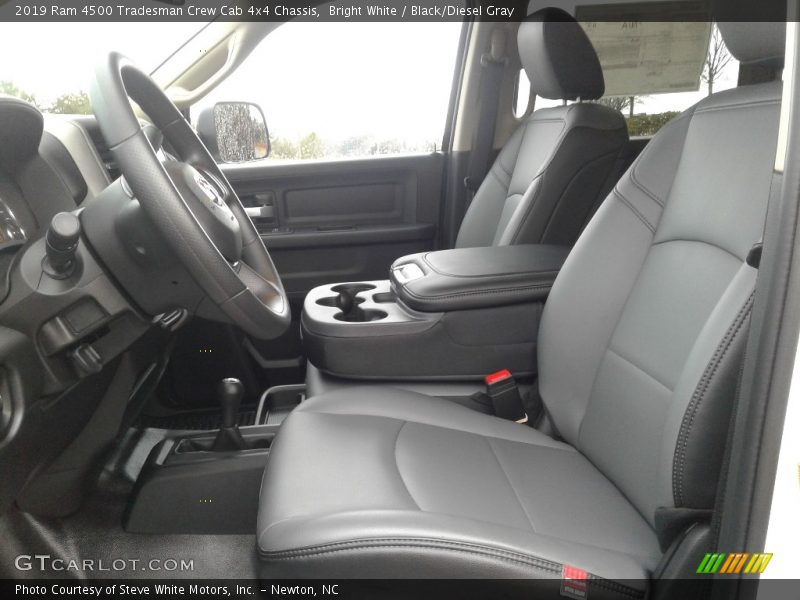 Bright White / Black/Diesel Gray 2019 Ram 4500 Tradesman Crew Cab 4x4 Chassis