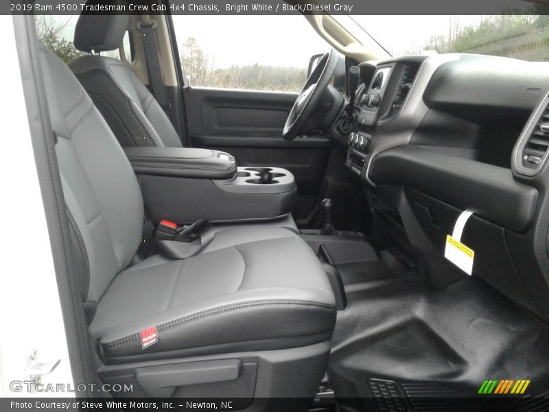 Bright White / Black/Diesel Gray 2019 Ram 4500 Tradesman Crew Cab 4x4 Chassis