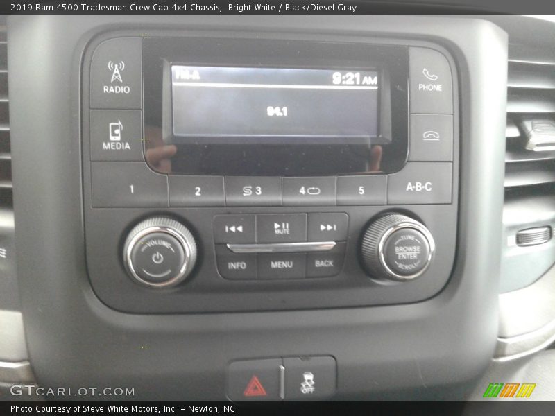 Bright White / Black/Diesel Gray 2019 Ram 4500 Tradesman Crew Cab 4x4 Chassis