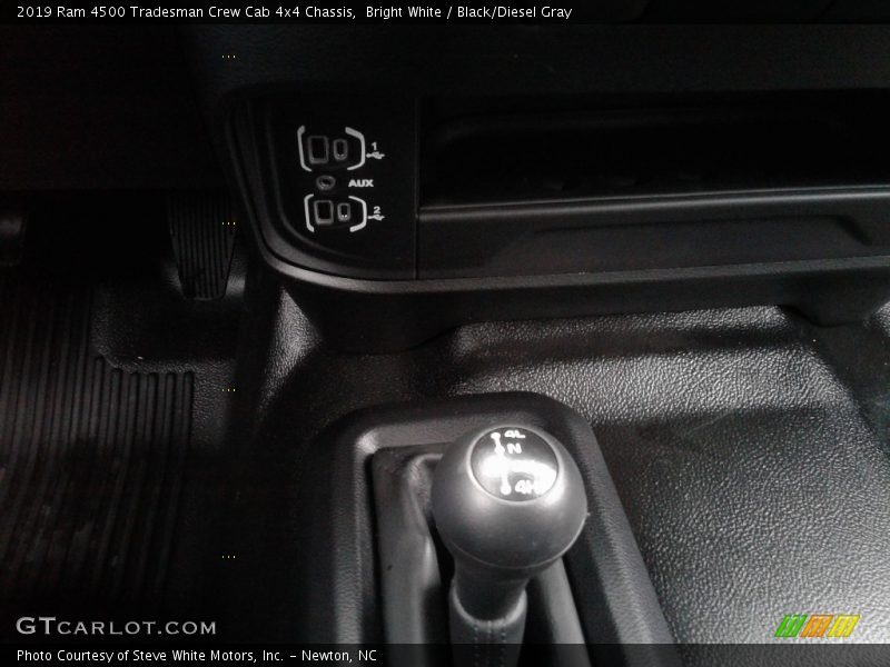 Bright White / Black/Diesel Gray 2019 Ram 4500 Tradesman Crew Cab 4x4 Chassis