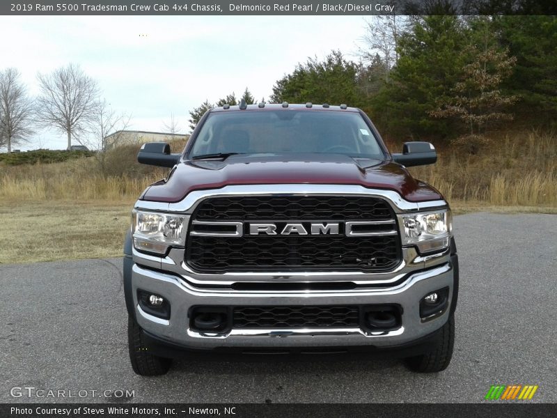 Delmonico Red Pearl / Black/Diesel Gray 2019 Ram 5500 Tradesman Crew Cab 4x4 Chassis