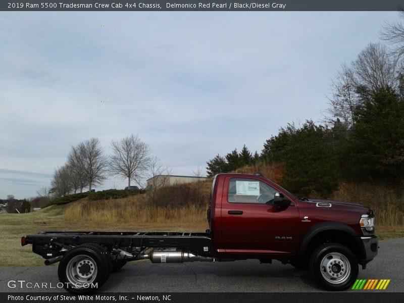 Delmonico Red Pearl / Black/Diesel Gray 2019 Ram 5500 Tradesman Crew Cab 4x4 Chassis