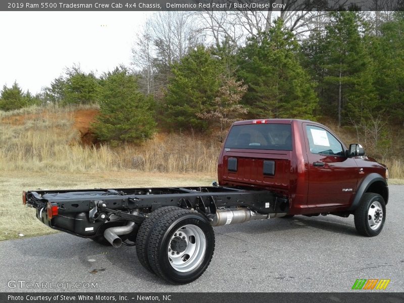 Delmonico Red Pearl / Black/Diesel Gray 2019 Ram 5500 Tradesman Crew Cab 4x4 Chassis