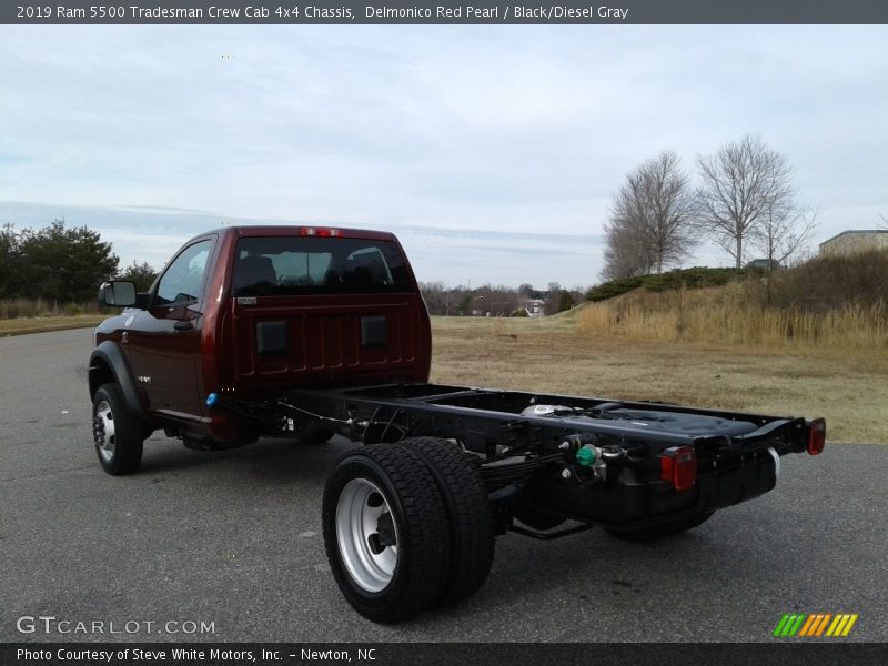 Delmonico Red Pearl / Black/Diesel Gray 2019 Ram 5500 Tradesman Crew Cab 4x4 Chassis