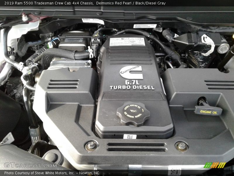  2019 5500 Tradesman Crew Cab 4x4 Chassis Engine - 6.7 L6.7 Liter OHV 24-Valve Cummins Turbo-Diesel Inline 6 Cylinder