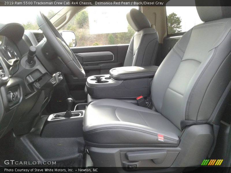 Front Seat of 2019 5500 Tradesman Crew Cab 4x4 Chassis