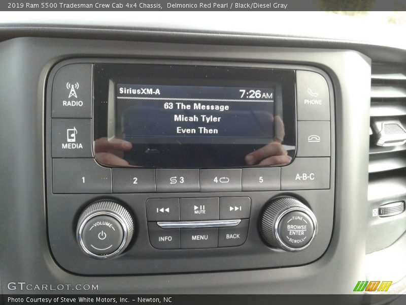 Controls of 2019 5500 Tradesman Crew Cab 4x4 Chassis