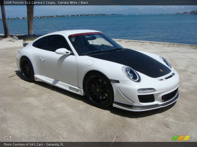 Carrara White / Black 2008 Porsche 911 Carrera S Coupe