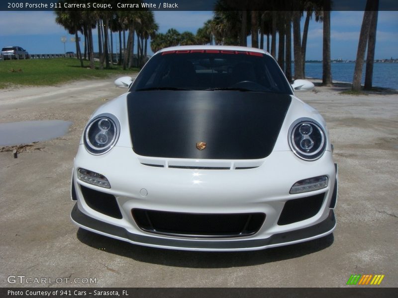 Carrara White / Black 2008 Porsche 911 Carrera S Coupe