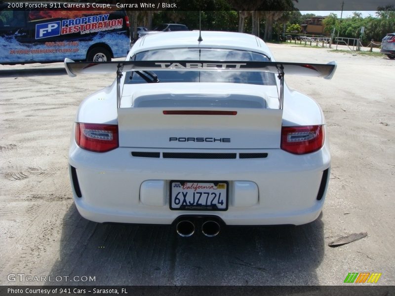 Carrara White / Black 2008 Porsche 911 Carrera S Coupe