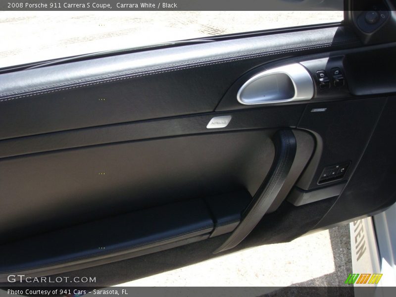 Carrara White / Black 2008 Porsche 911 Carrera S Coupe
