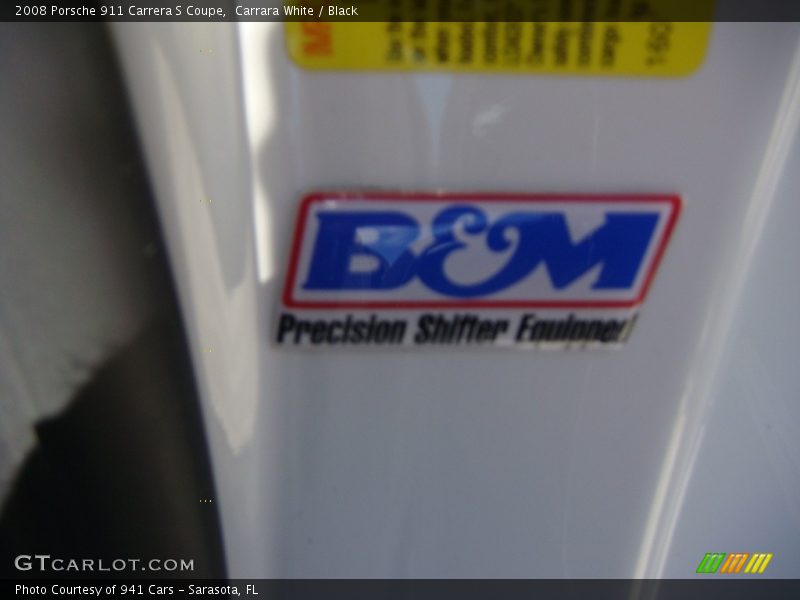 Carrara White / Black 2008 Porsche 911 Carrera S Coupe