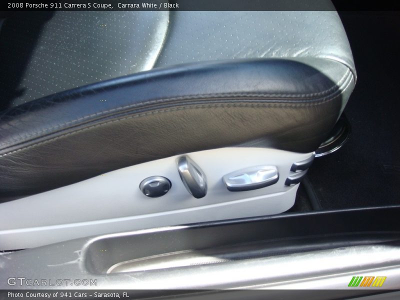 Carrara White / Black 2008 Porsche 911 Carrera S Coupe