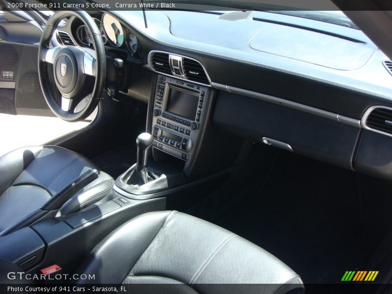Carrara White / Black 2008 Porsche 911 Carrera S Coupe
