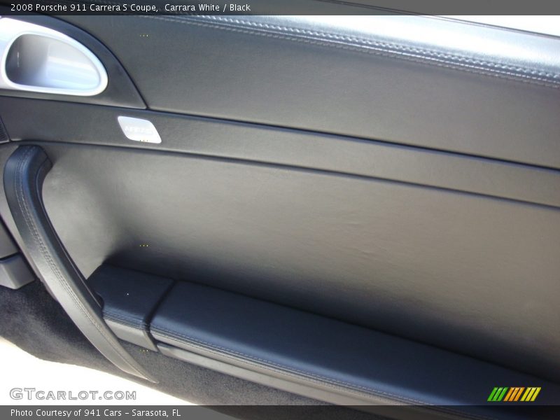 Carrara White / Black 2008 Porsche 911 Carrera S Coupe