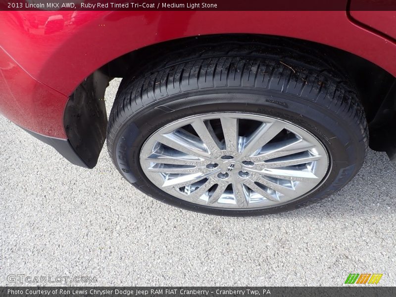 Ruby Red Tinted Tri-Coat / Medium Light Stone 2013 Lincoln MKX AWD