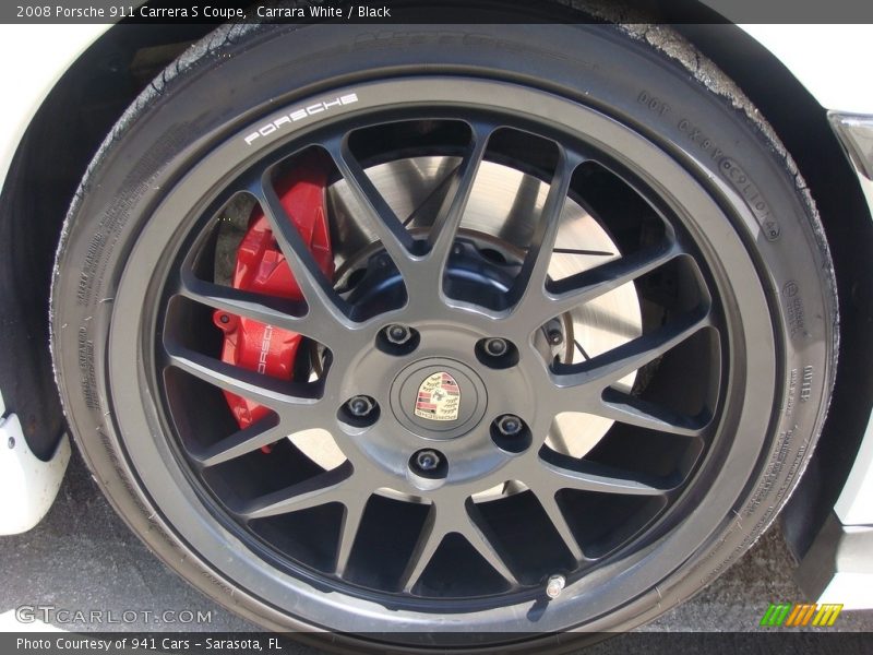 Carrara White / Black 2008 Porsche 911 Carrera S Coupe