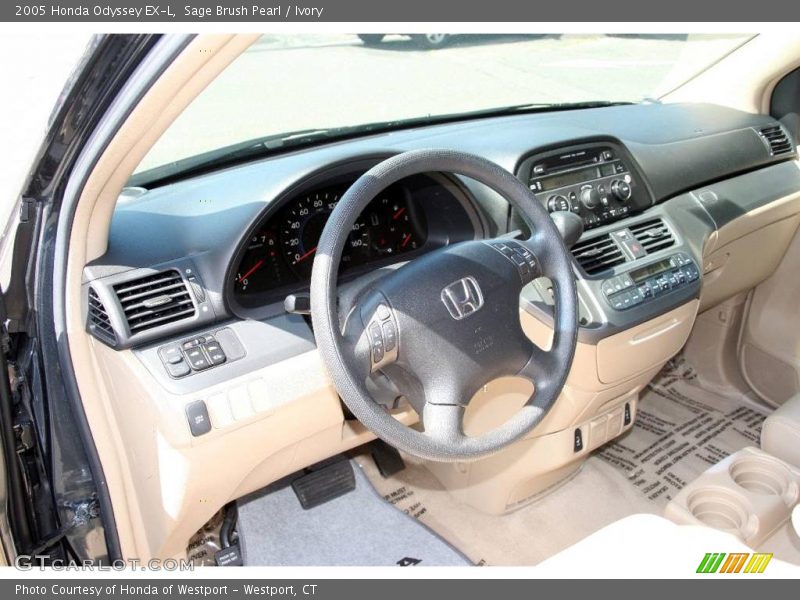 Sage Brush Pearl / Ivory 2005 Honda Odyssey EX-L