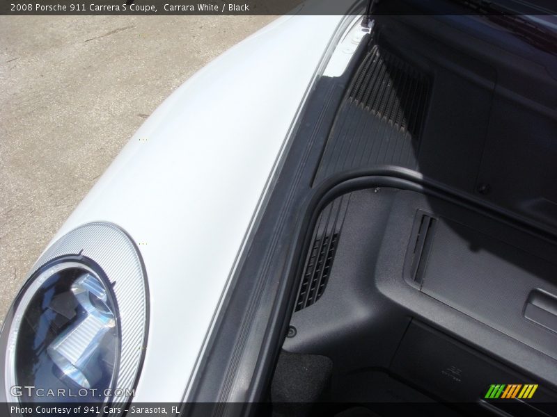 Carrara White / Black 2008 Porsche 911 Carrera S Coupe