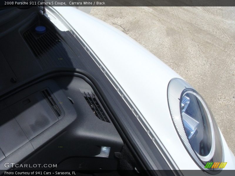 Carrara White / Black 2008 Porsche 911 Carrera S Coupe