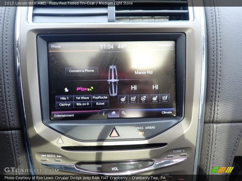 Ruby Red Tinted Tri-Coat / Medium Light Stone 2013 Lincoln MKX AWD