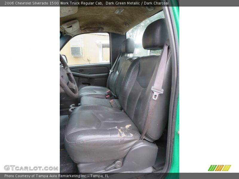 Dark Green Metallic / Dark Charcoal 2006 Chevrolet Silverado 1500 Work Truck Regular Cab