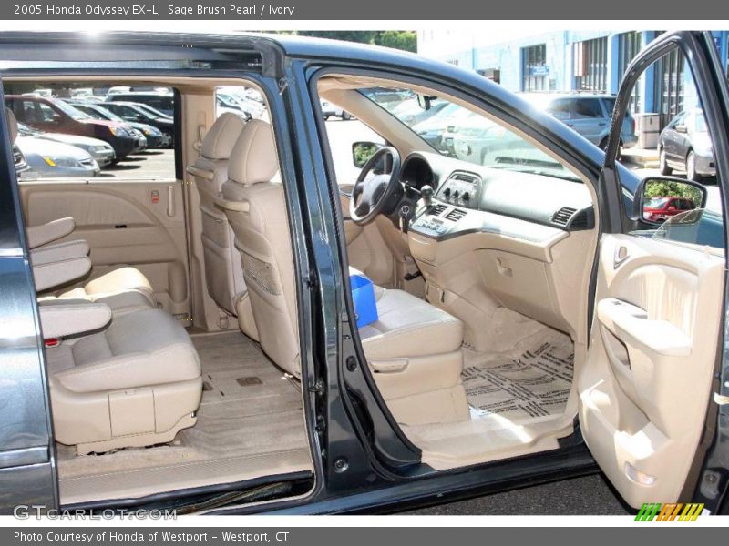 Sage Brush Pearl / Ivory 2005 Honda Odyssey EX-L