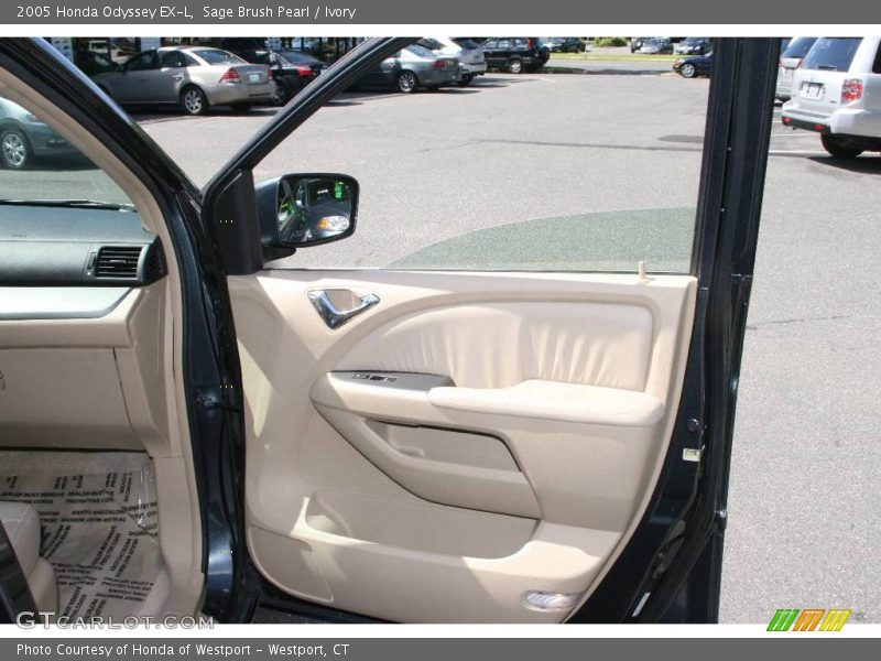 Sage Brush Pearl / Ivory 2005 Honda Odyssey EX-L