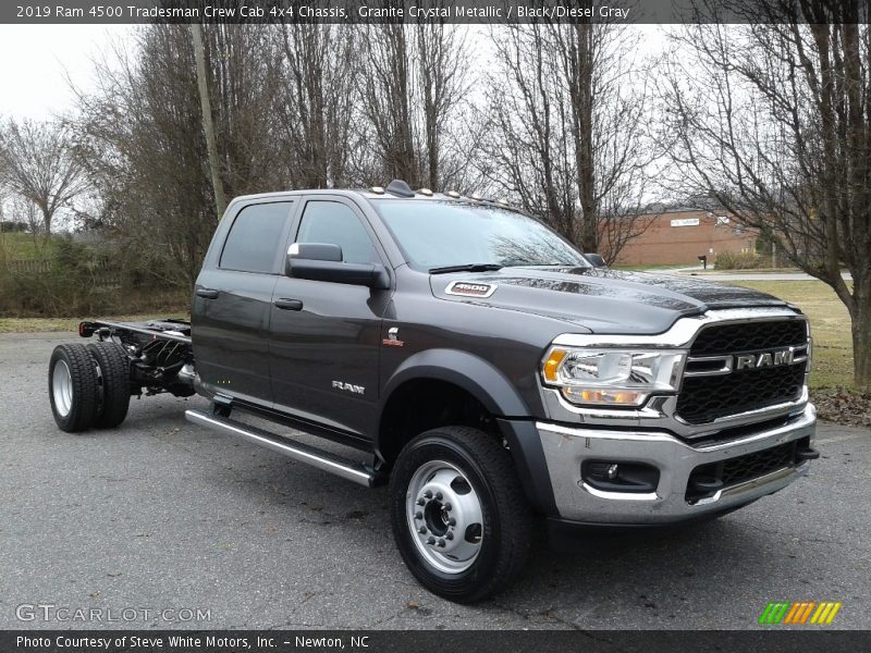 Granite Crystal Metallic / Black/Diesel Gray 2019 Ram 4500 Tradesman Crew Cab 4x4 Chassis