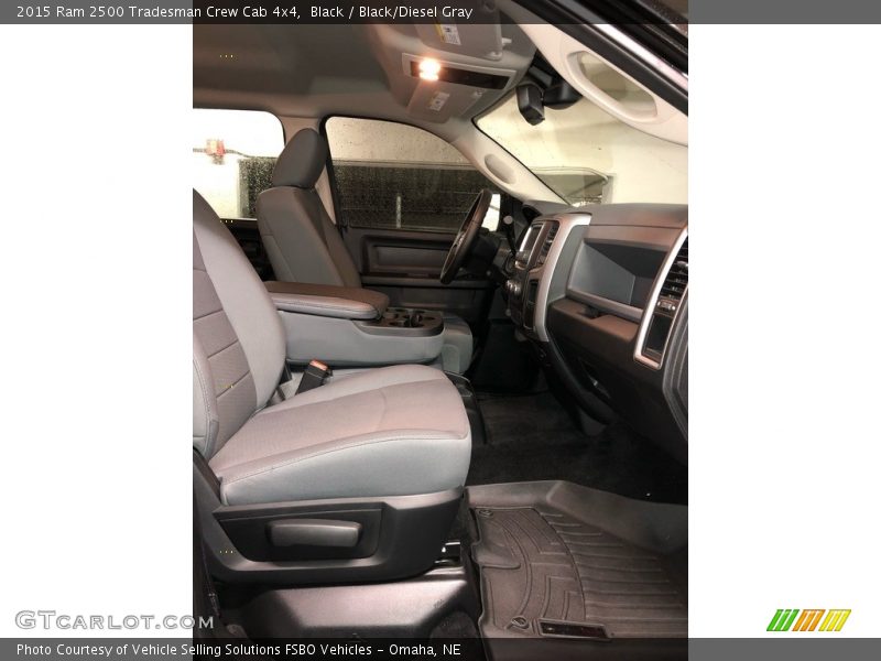 Black / Black/Diesel Gray 2015 Ram 2500 Tradesman Crew Cab 4x4