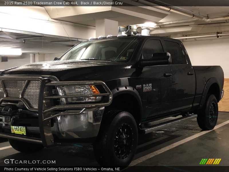 Black / Black/Diesel Gray 2015 Ram 2500 Tradesman Crew Cab 4x4