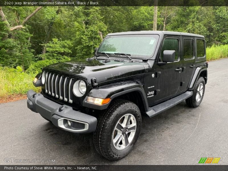 Black / Black 2020 Jeep Wrangler Unlimited Sahara 4x4