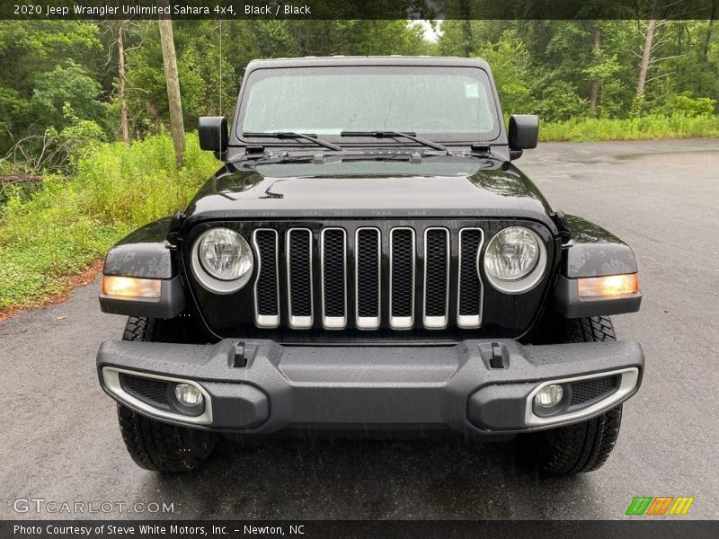Black / Black 2020 Jeep Wrangler Unlimited Sahara 4x4