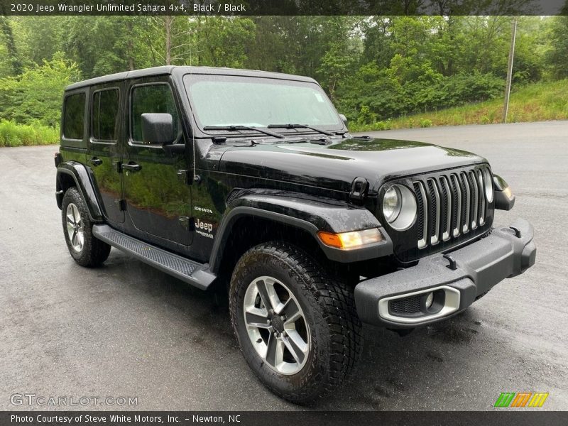 Black / Black 2020 Jeep Wrangler Unlimited Sahara 4x4