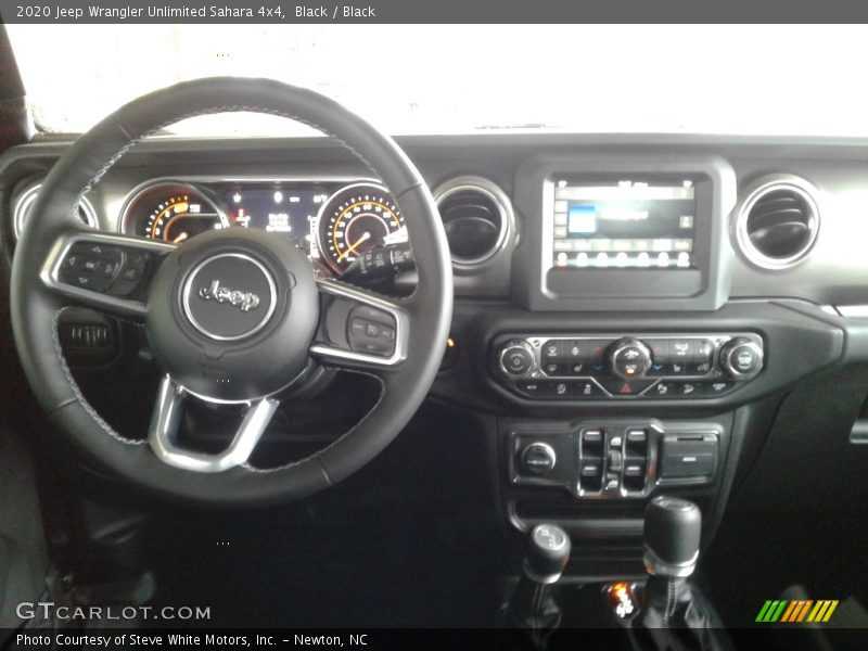 Black / Black 2020 Jeep Wrangler Unlimited Sahara 4x4