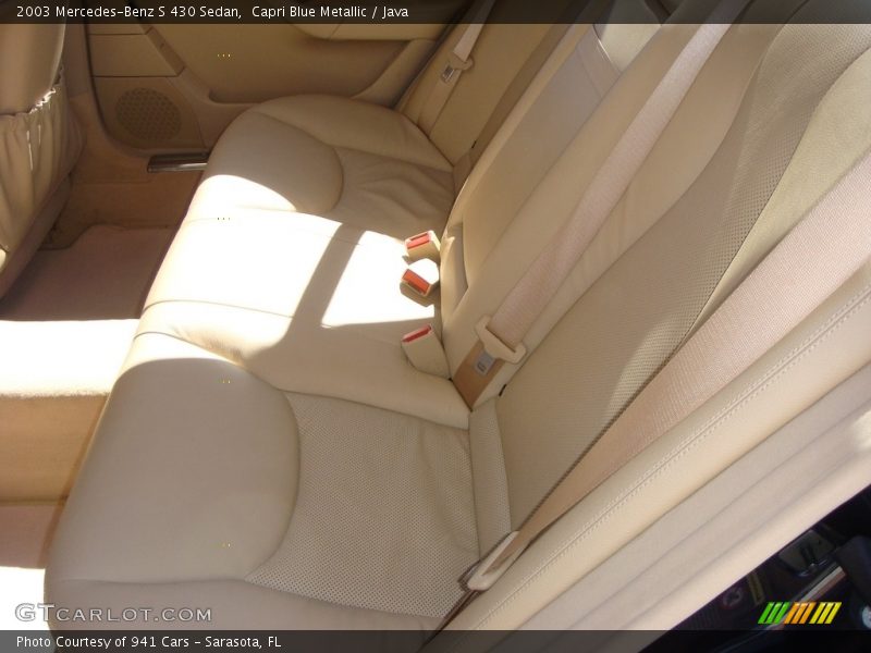 Capri Blue Metallic / Java 2003 Mercedes-Benz S 430 Sedan