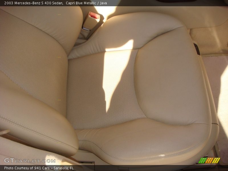Capri Blue Metallic / Java 2003 Mercedes-Benz S 430 Sedan