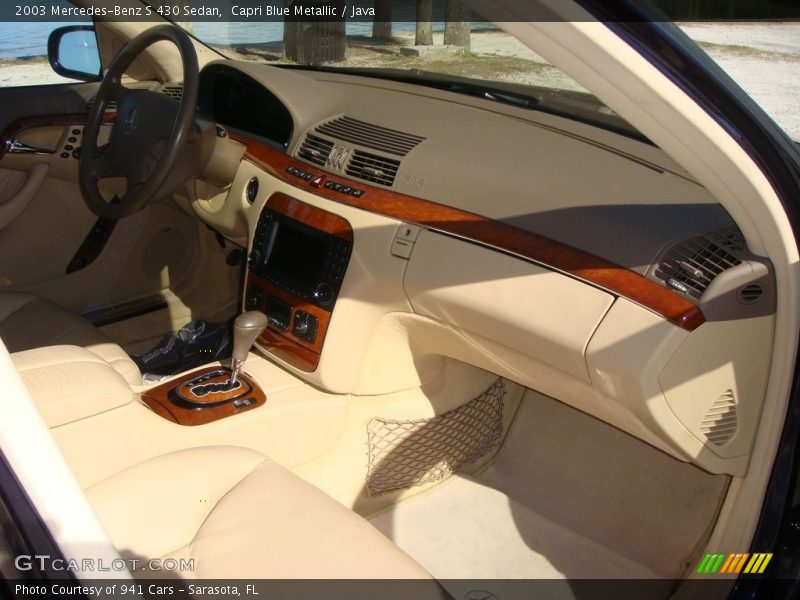 Capri Blue Metallic / Java 2003 Mercedes-Benz S 430 Sedan