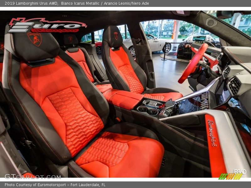 Front Seat of 2019 Urus AWD