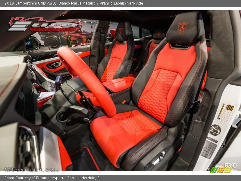 Front Seat of 2019 Urus AWD