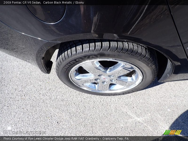 Carbon Black Metallic / Ebony 2009 Pontiac G6 V6 Sedan